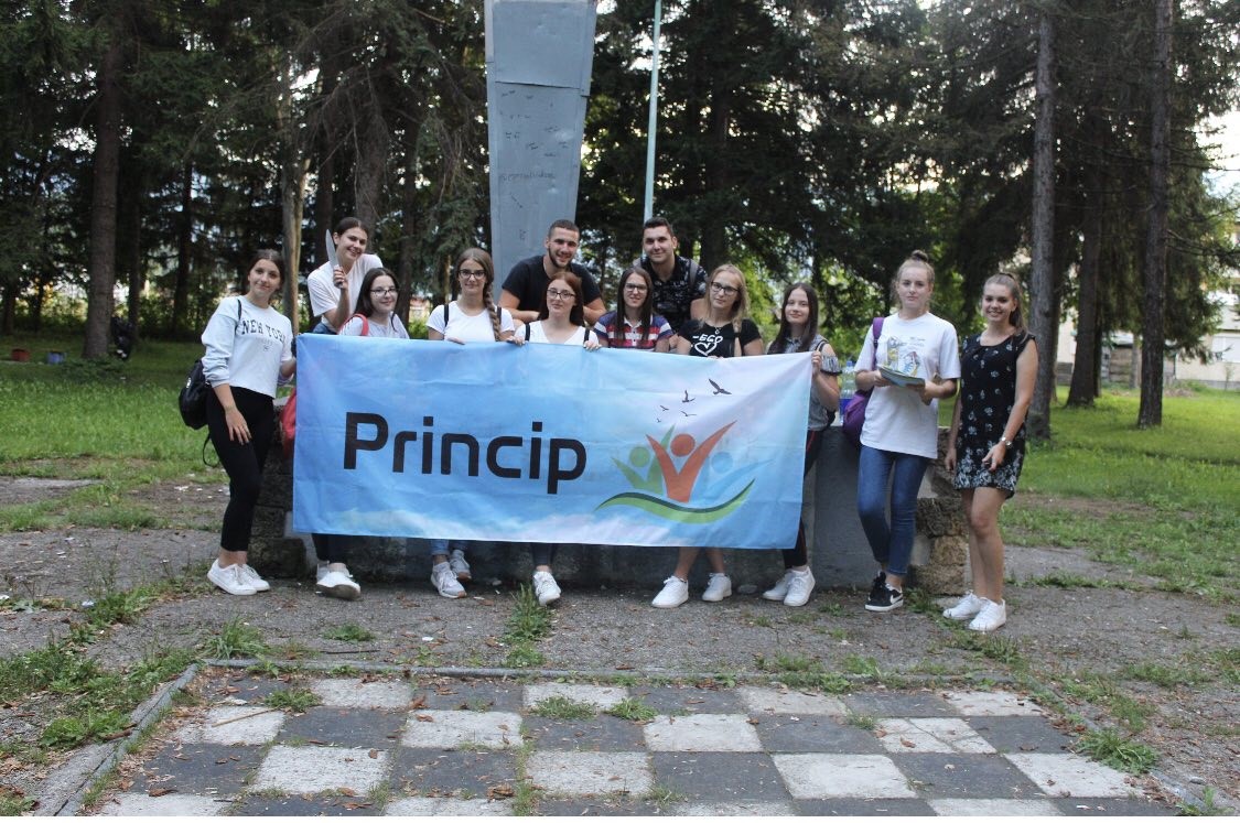 Više od 200 mladih sudjelovalo u aktivnostima koje je organizirao Princip u  sklopu projekta "Zajedno u budućnost". | Grad Busovača